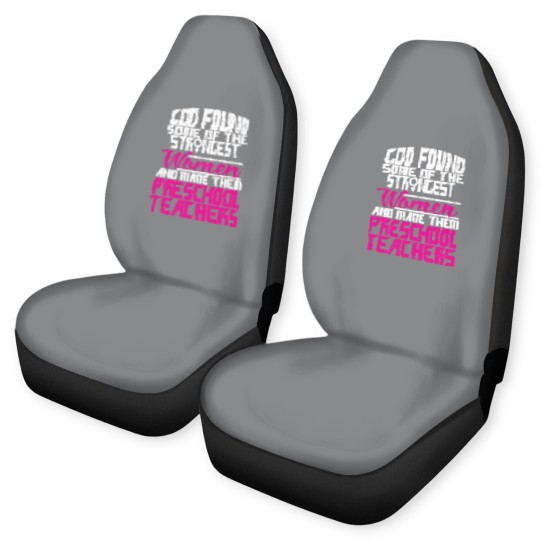 Discover Woman Preschool Teacher Gift Car Seat Covers