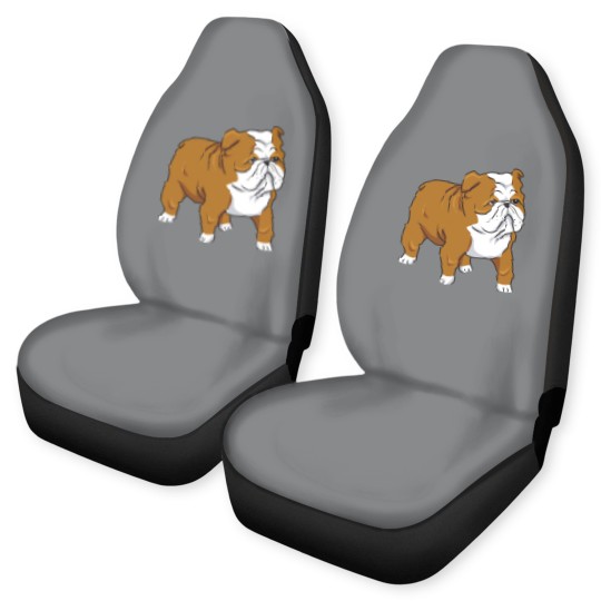 Discover Cute English Bulldog Classic Car Seat Covers