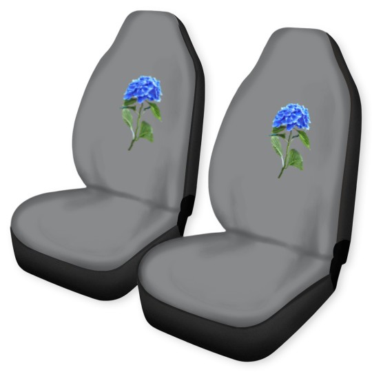Discover Vivid Blue Hydrangea Car Seat Covers
