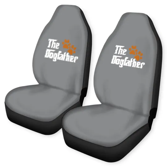 Discover Cool Dog Dad Dog Father Car Seat Covers The DogFather Car Seat Covers