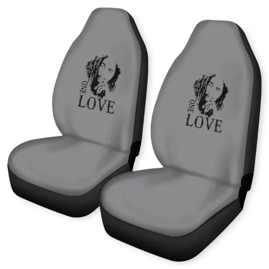 Discover One Love Bob Marley Car Seat Covers, The Legend Car Seat Covers
