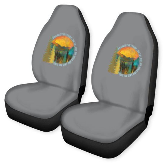 Discover Into The Forest I Go Hiking Car Seat Covers Nature Lover Ca Car Seat Covers