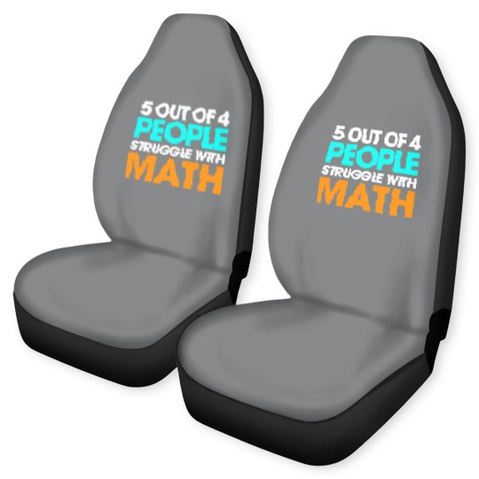 Discover 5 Out Of 4 People Struggle With Math Car Seat Covers