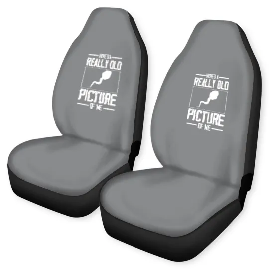 Discover Here's a really old picture of me Car Seat Covers