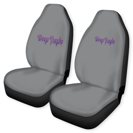 Discover Deep Purple Unisex Car Seat Covers: Vintage Logo