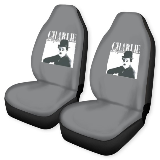 Discover Charlie Chaplin Car Seat Covers, The Tramp Fan Car Seat Covers, Charles Spencer Chaplin Vintage 90s Car Seat Covers