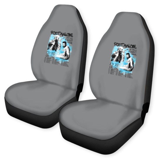 Discover Vintage Post Malone 2023 Tour Car Seat Covers, Post Malone Fan Car Seat Covers