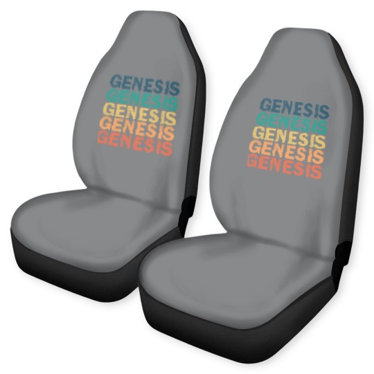 Discover Genesis Name Car Seat Covers - Genesis Vintage Retro Name Gift Item Car Seat Covers - Genesis - Car Seat Covers