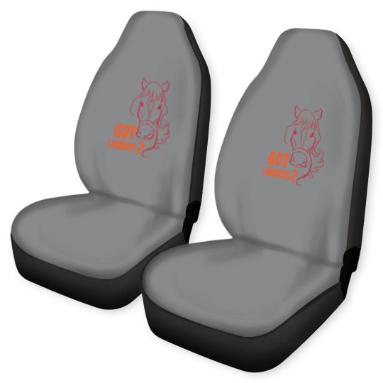 Discover Got carrots horse hobby dressage gift sport Car Seat Covers