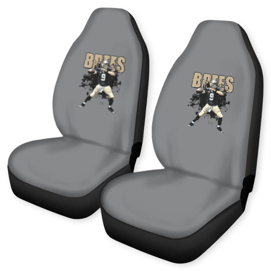 Discover Saints Car Seat Covers- drew brees football Car Seat Covers