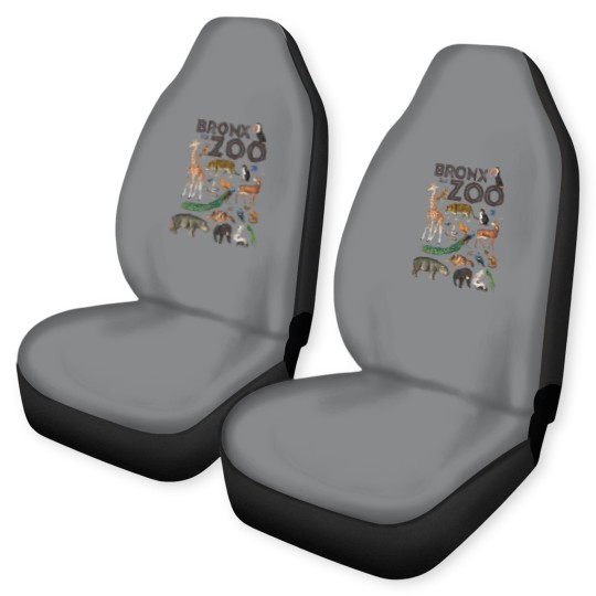 Discover Bronx Zoo Collage Car Seat Covers