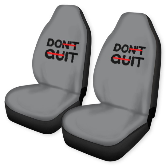 Discover DON T QUIT DO IT Car Seat Covers