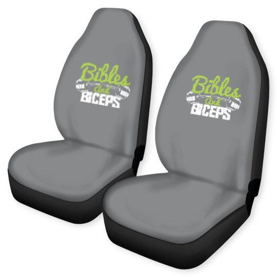 Discover BIBLES AND BICEPS Car Seat Covers