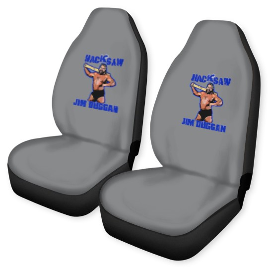 Discover hacksaw jim duggan Car Seat Covers  wrestling 80s Car Seat Covers
