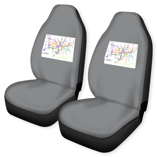 Discover London Metro Map Car Seat Covers