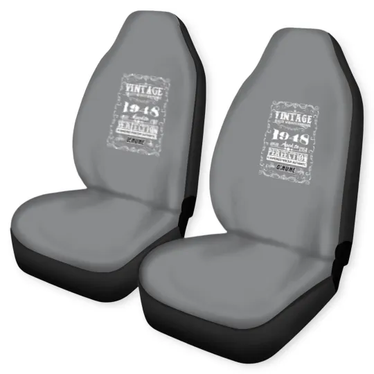 Discover Premium Vintage 1948 Aged To Perfection Car Seat Covers