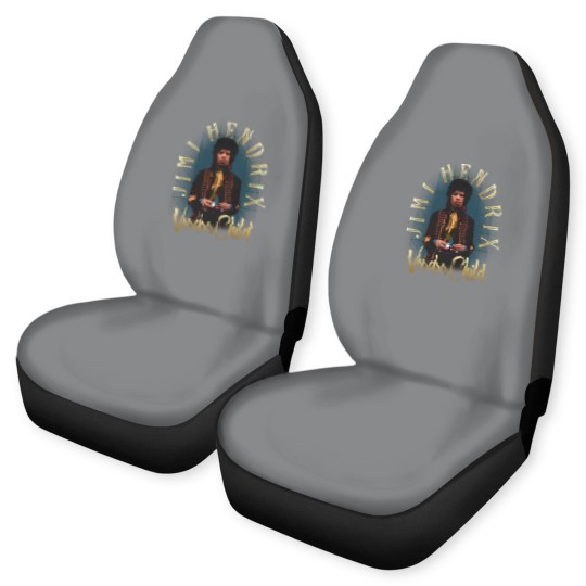 Discover Jimi Hendrix Gold Voodoo Child Car Seat Covers