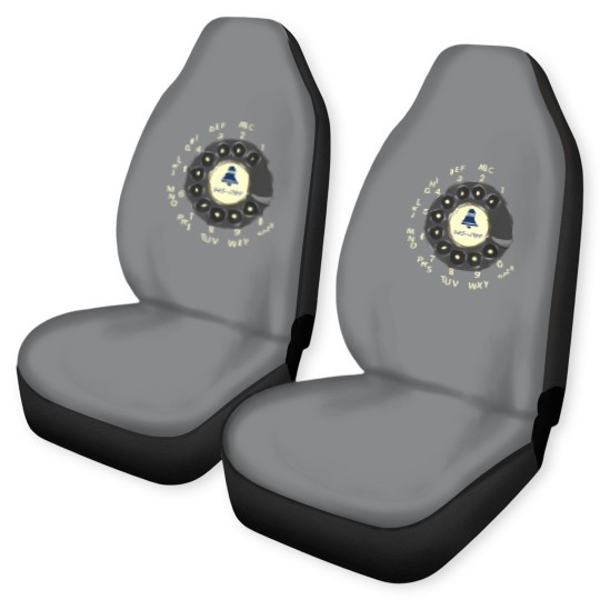Discover Retro Rotary Dial Phone Old Phone Car Seat Covers