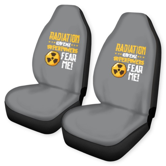 Discover Radiation Therapy Fight Raise Awareness Cancer Car Seat Covers