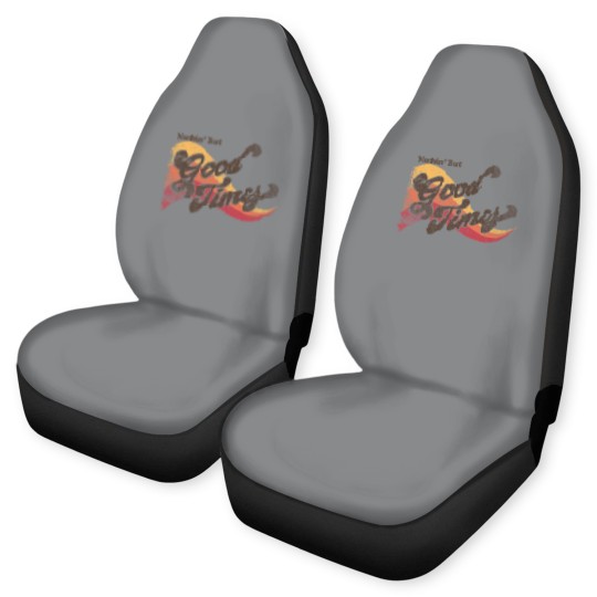 Discover Nuthin' But Good Times 70's Vintage Distressed Retro Car Seat Covers