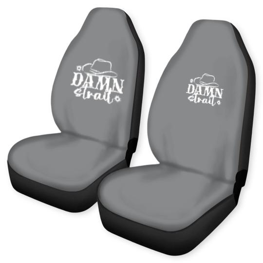 Discover Damn Strait, Country Music Car Seat Covers
