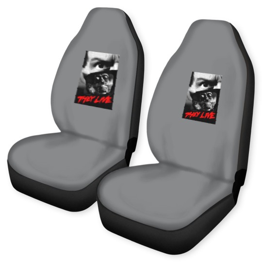 Discover They Live - John Carpenter - Rowdy Roddy Piper Car Seat Covers