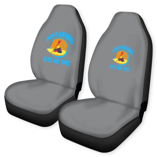 Discover Hubie Halloween Inspired "Kayaking Gets Me Wet" Car Seat Covers