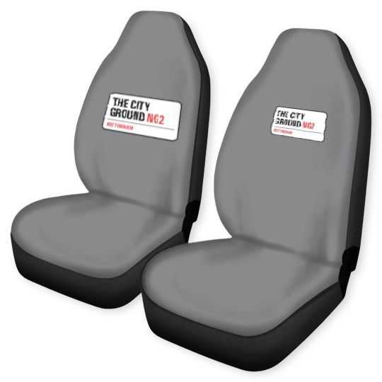 Discover Nottingham Forest - The City Ground Street Sign Car Seat Covers