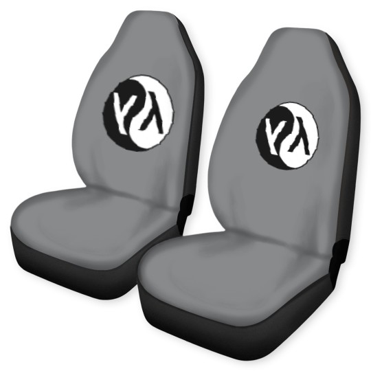 Discover lisp lambda yin yang logo Car Seat Covers