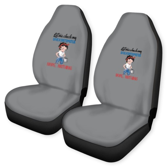 Discover Betty Boop Let Me Check My Giveashitometer Nope Nothing Vintage Car Seat Covers