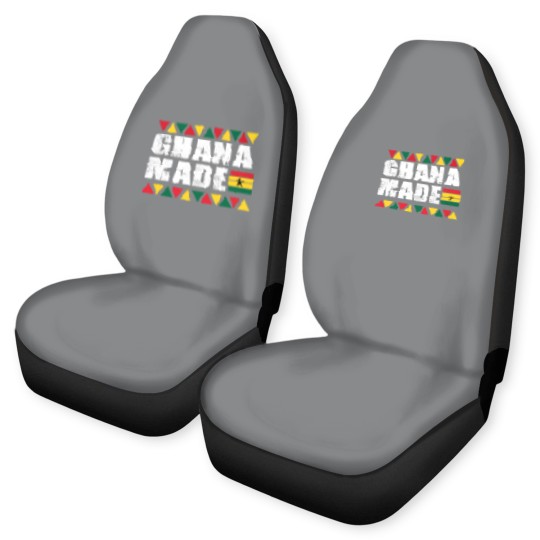 Discover Ghana Made Black Star Country Flag Car Seat Covers