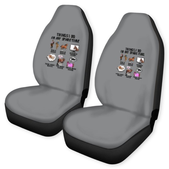 Discover Horse Lover Car Seat Covers | Gift For Horse Lover | Things I Do In Spare Time Car Seat Covers