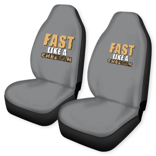 Discover Fast Like A Cheetah Car Seat Covers