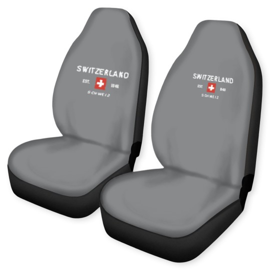 Discover Switzerland Car Seat Covers, Swiss Flag Car Seat Covers