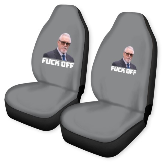 Discover Logan Roy F**k off Car Seat Covers | Succession | Waystar Royco | Logan Roy | Succession Car Seat Covers