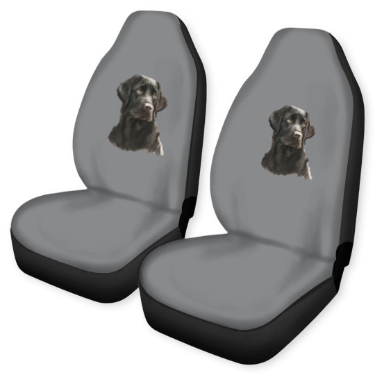 Discover Black Labrador Black Labrador- Black Labrador Head And Shoulders Car Seat Covers