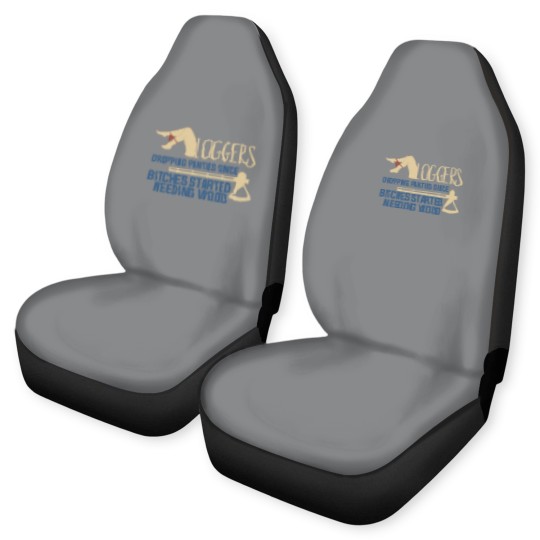 Discover Logging Needing Wood Funny Logger Car Seat Covers