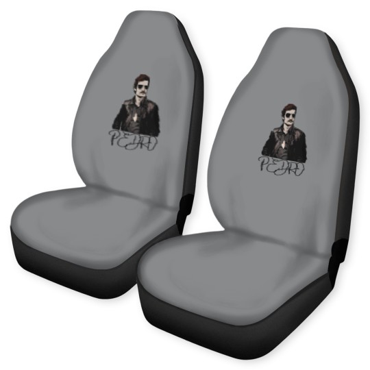 Discover Pedro Pascal Fan Car Seat Covers Vintage Pedro Pascal tribute Car Seat Covers