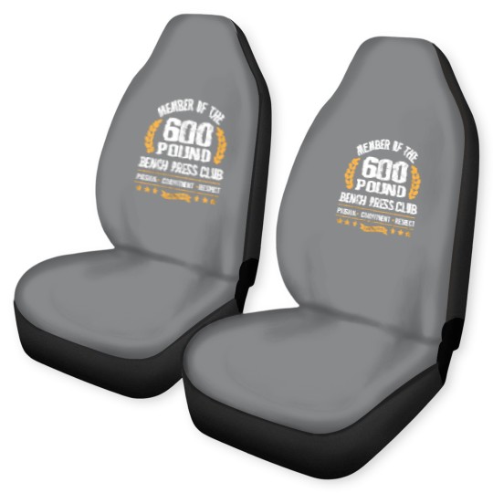 Discover 600 Pound Bench Press Club Strong Men Women Gym Car Seat Covers
