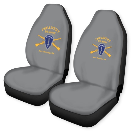 Discover US  Infantry Fort Benning GA Car Seat Covers