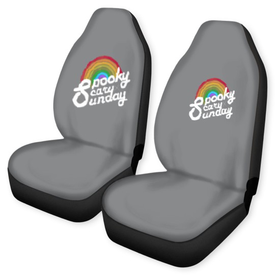 Discover Spooky Scary Sunday Car Seat Covers, Spooky Sunday Unisex
