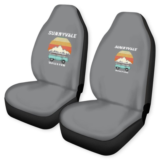 Discover Trailer Park SunnyVale Boys Vintage Gift Tri-blend Car Seat Covers