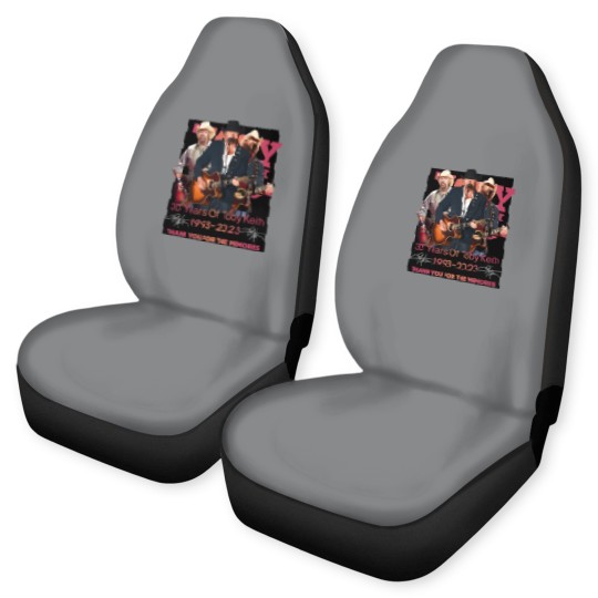 Discover New 30 Years Of Toby Keith 1993 - 2023 Thank You Car Seat Covers