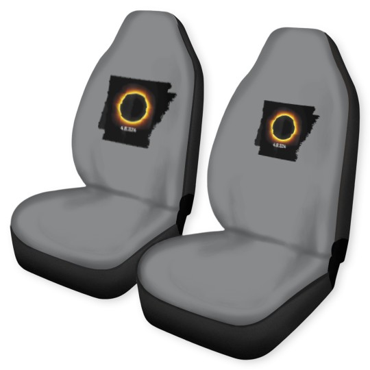 Discover arkansas solar eclipse 2024 t Car Seat Covers