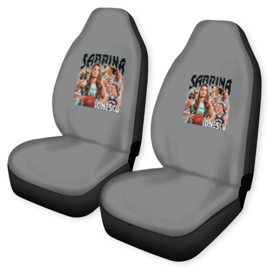 Discover Sabrina Ionescu Car Seat Covers, Vintage x Bootleg Style Rap Car Seat Covers Retro Car Seat Covers, Christmas Gifts