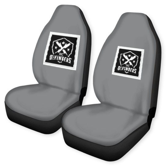 Discover dc defenders black dark Car Seat Covers