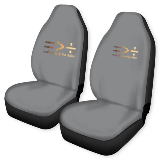 Discover equality is greater than division black history month math t Car Seat Covers