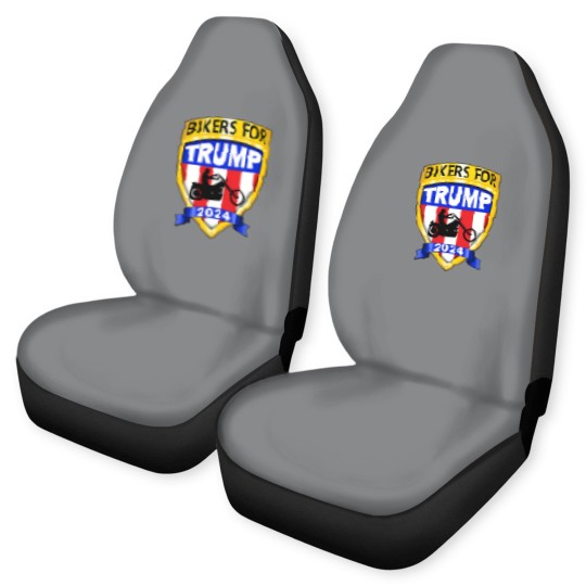 Discover Bikers for Trump 2024 American Car Seat Covers