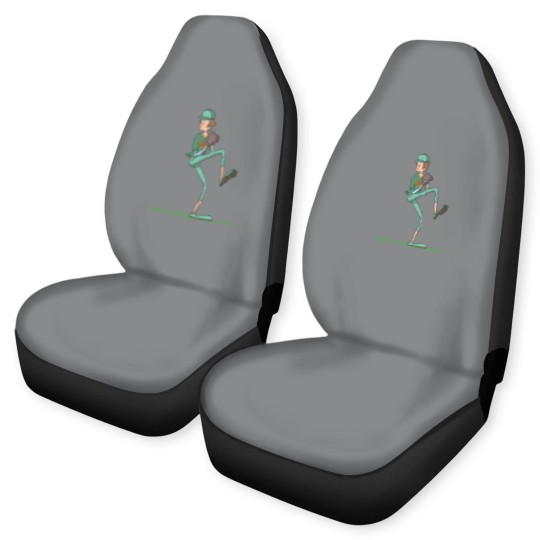 Discover Baseball pitcher throwing Car Seat Covers