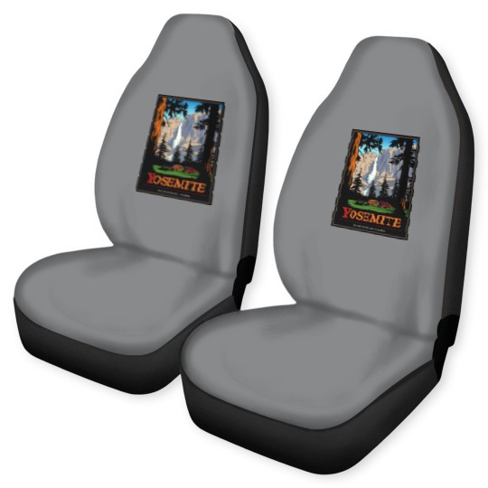Discover Yosemite Car Seat Covers Vintage National Park Car Seat Covers